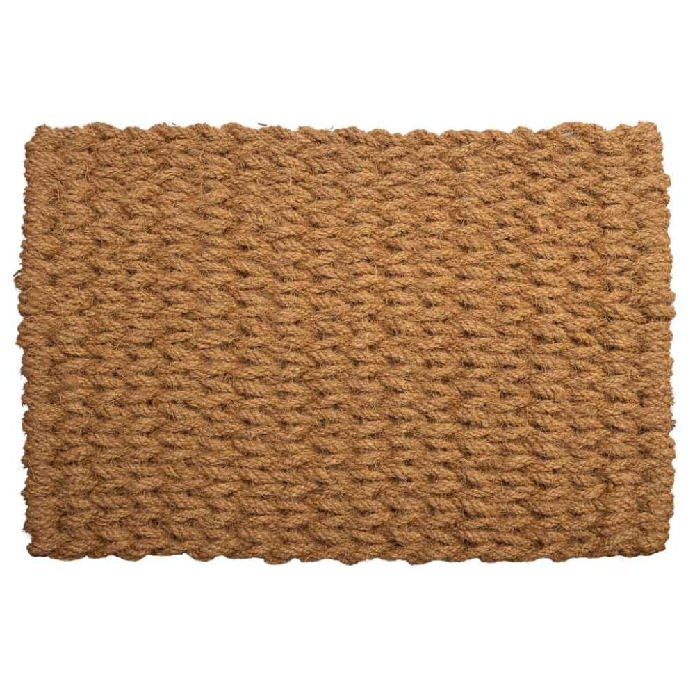 Wanderlust deco Fußmatte aus Kokosseil, 60x90x3, braun - Kokosnussfasern
