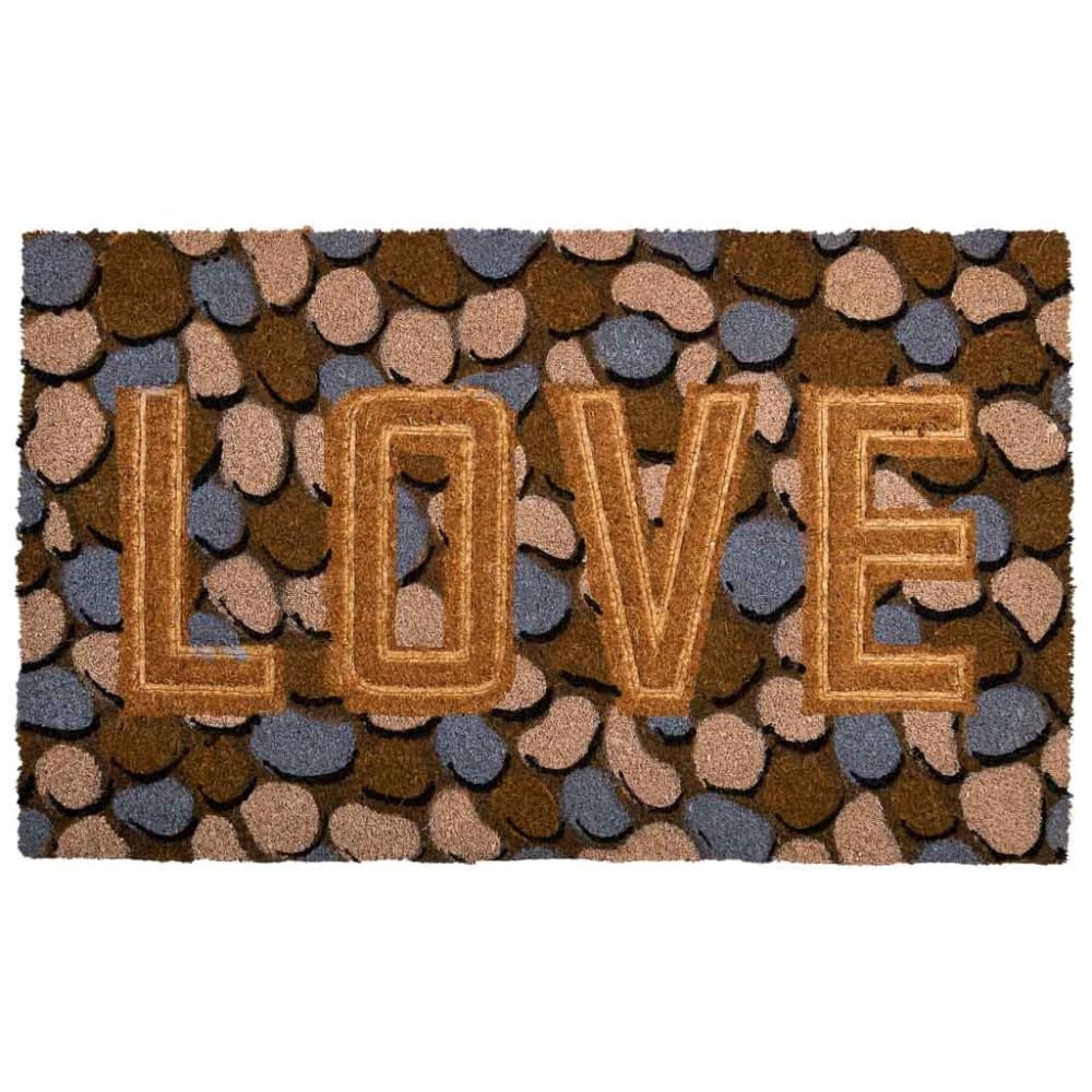 Wanderlust deco Fußmatte aus PVC 45x75, braun - Pvc - Polyvinlychlorid
