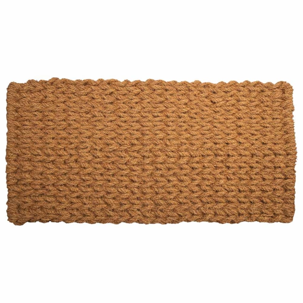 Wanderlust deco Fußmatte aus Kokosseil, 60x120x3, braun - Kokosnussfasern