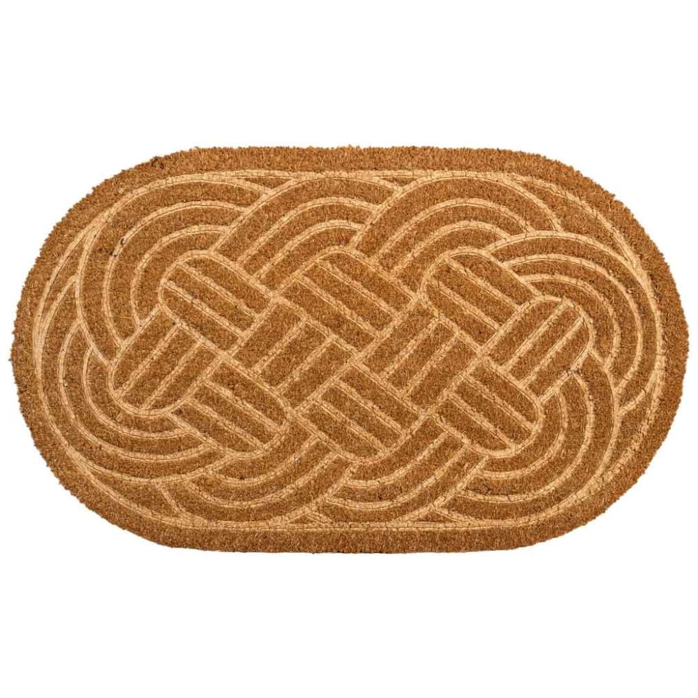Wanderlust deco Gepresste Faser-Fußmatte 45x75, braun - Naturfasern