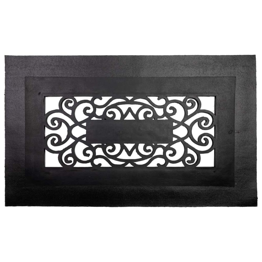 PVC-Fußmatte mit Gummidesign 45x75, braun - Maisons Du Monde