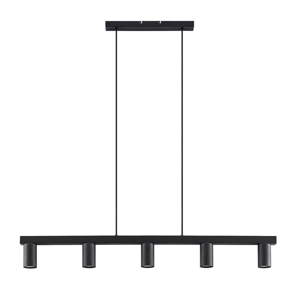Lindby Pendelleuchte aus Metall, schwarz style modern - Metall