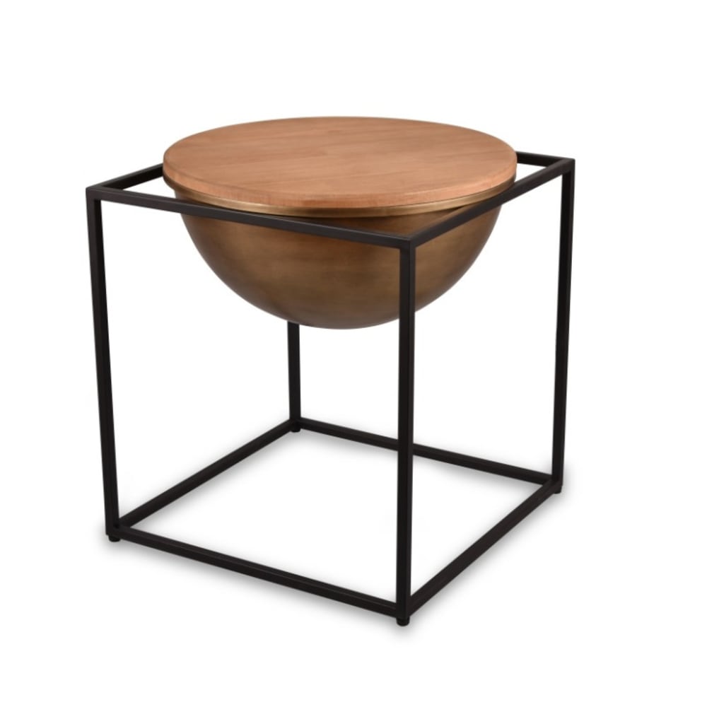 Table basse design en bois marron - Maisons du Monde