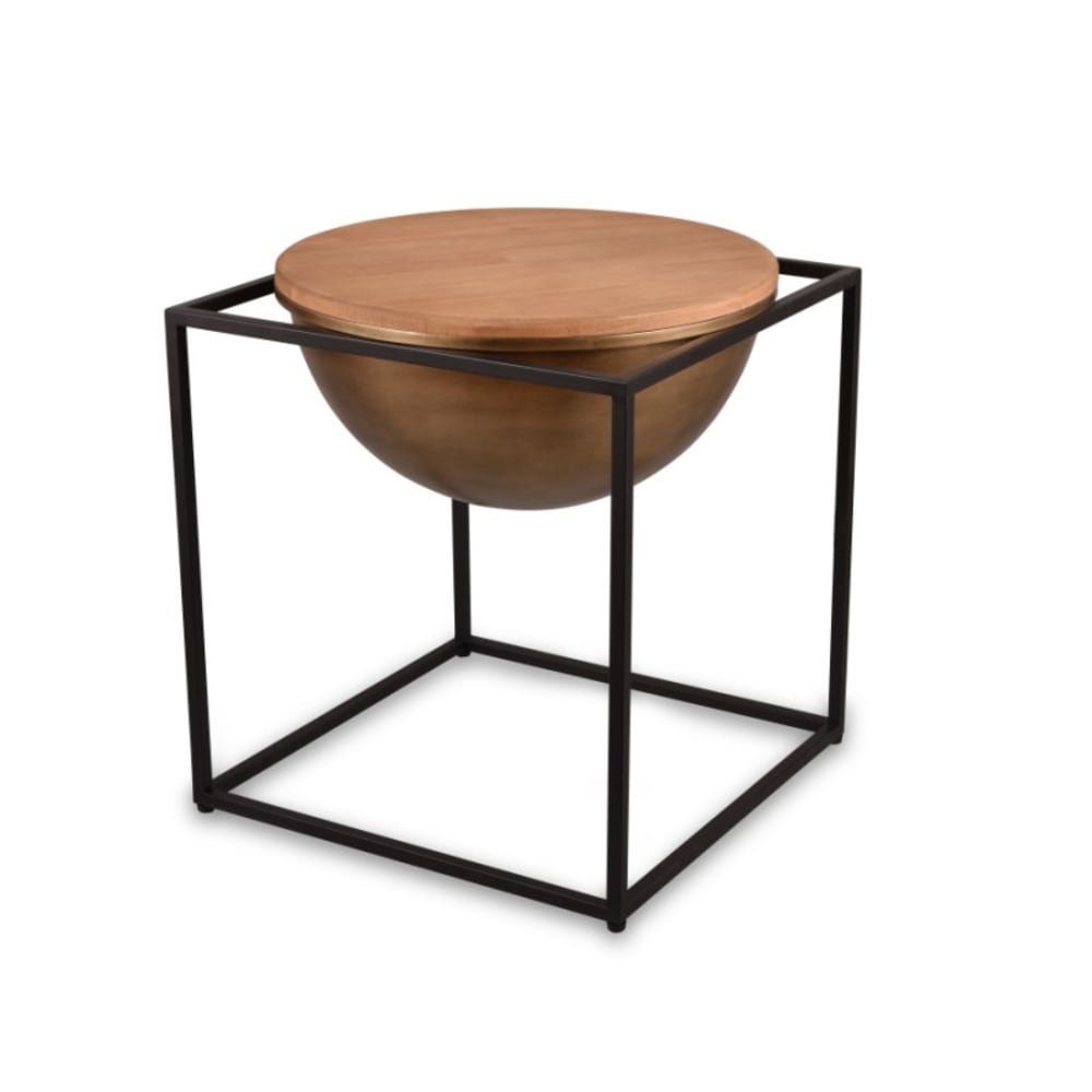 Table basse design en bois marron - Maisons du Monde