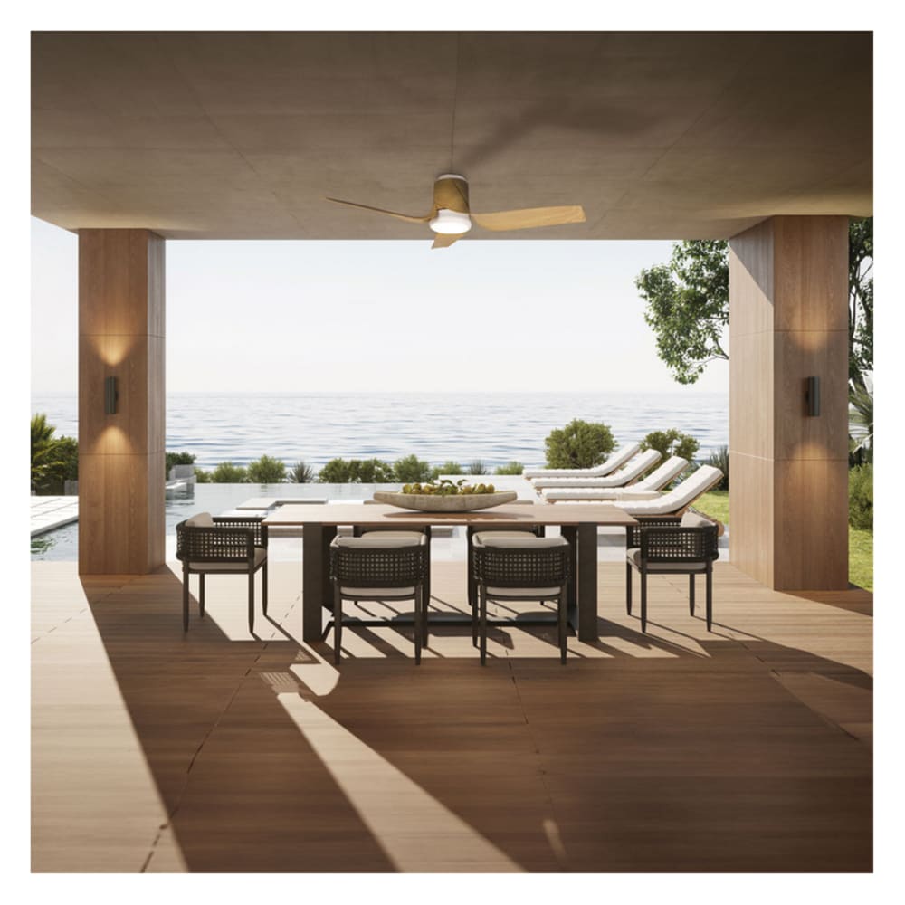 Ventilateur en métal bois