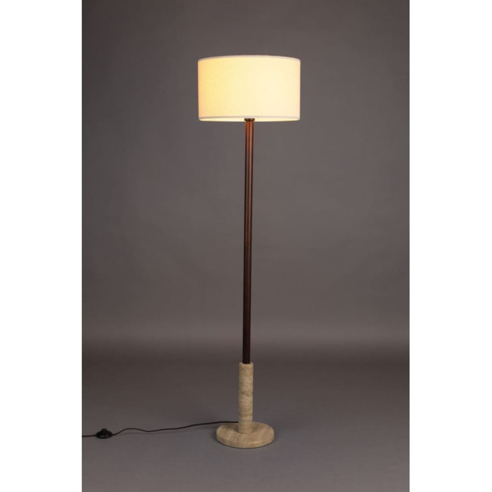 Lampadaire design en bois beige — vue 4