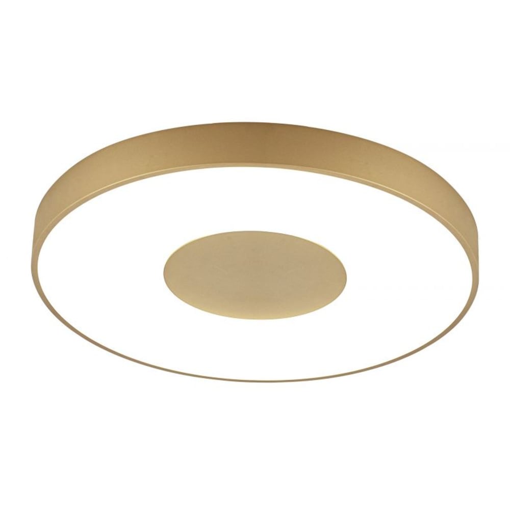 Plafonnier design en plastique doré - Maisons du Monde