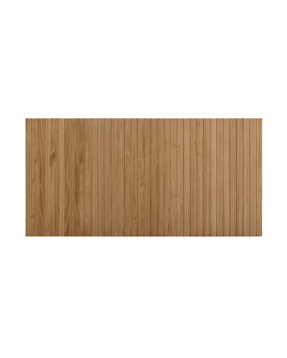 Tête de lit à fentes en bois massif marron clair 180x79cm