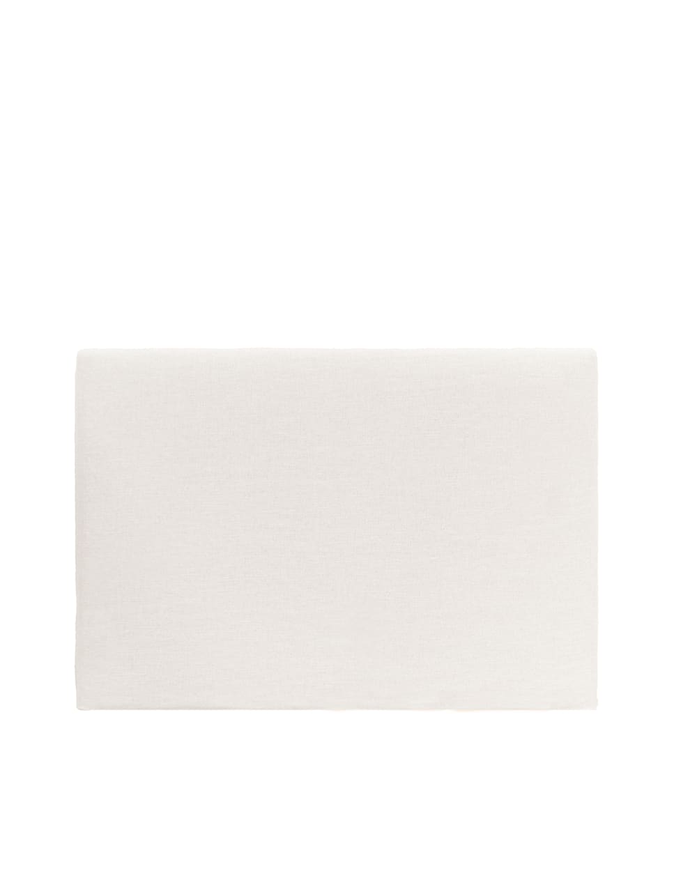 Tête de lit déhoussable en lin blanc 180x110cm