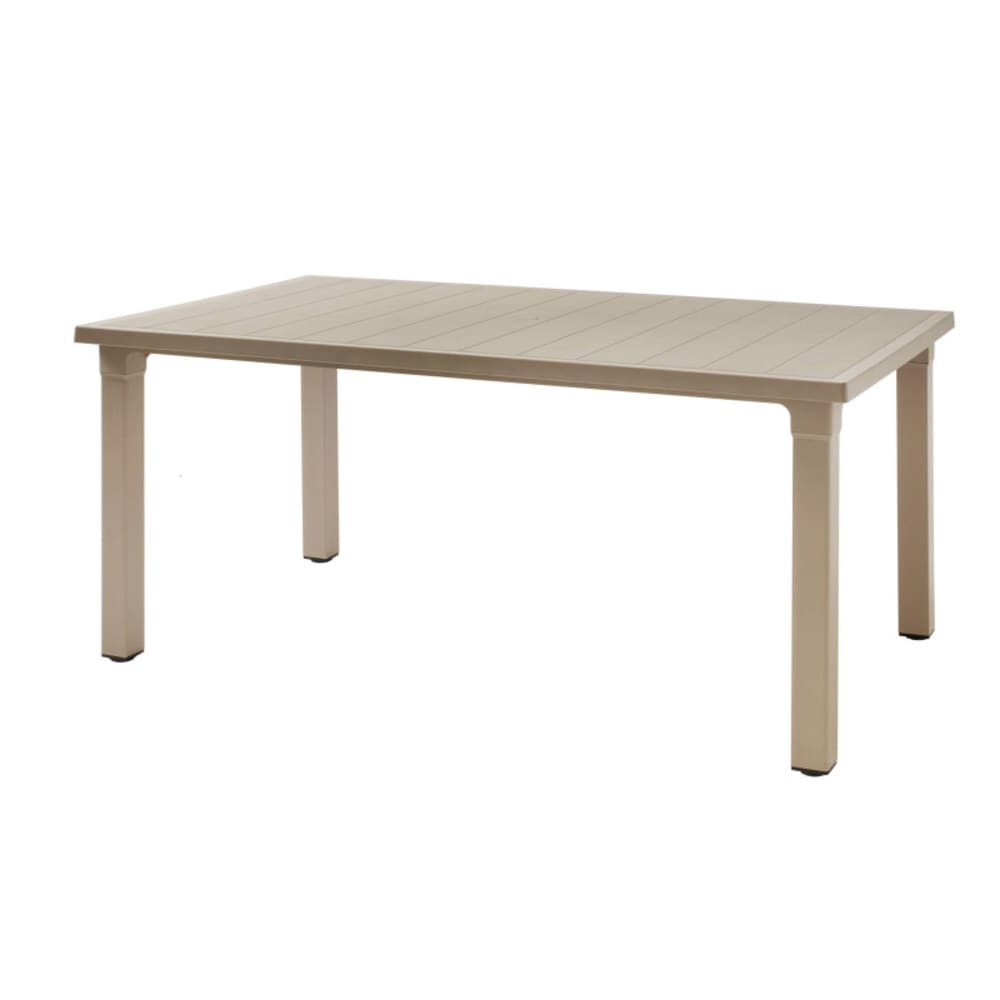 Table de jardin en plastique taupe - Maisons du Monde
