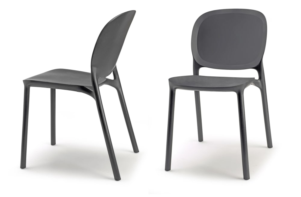 Lot de 2 chaises design