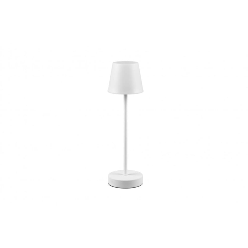 Lampadaire et lampe de jardin en plastique blanc