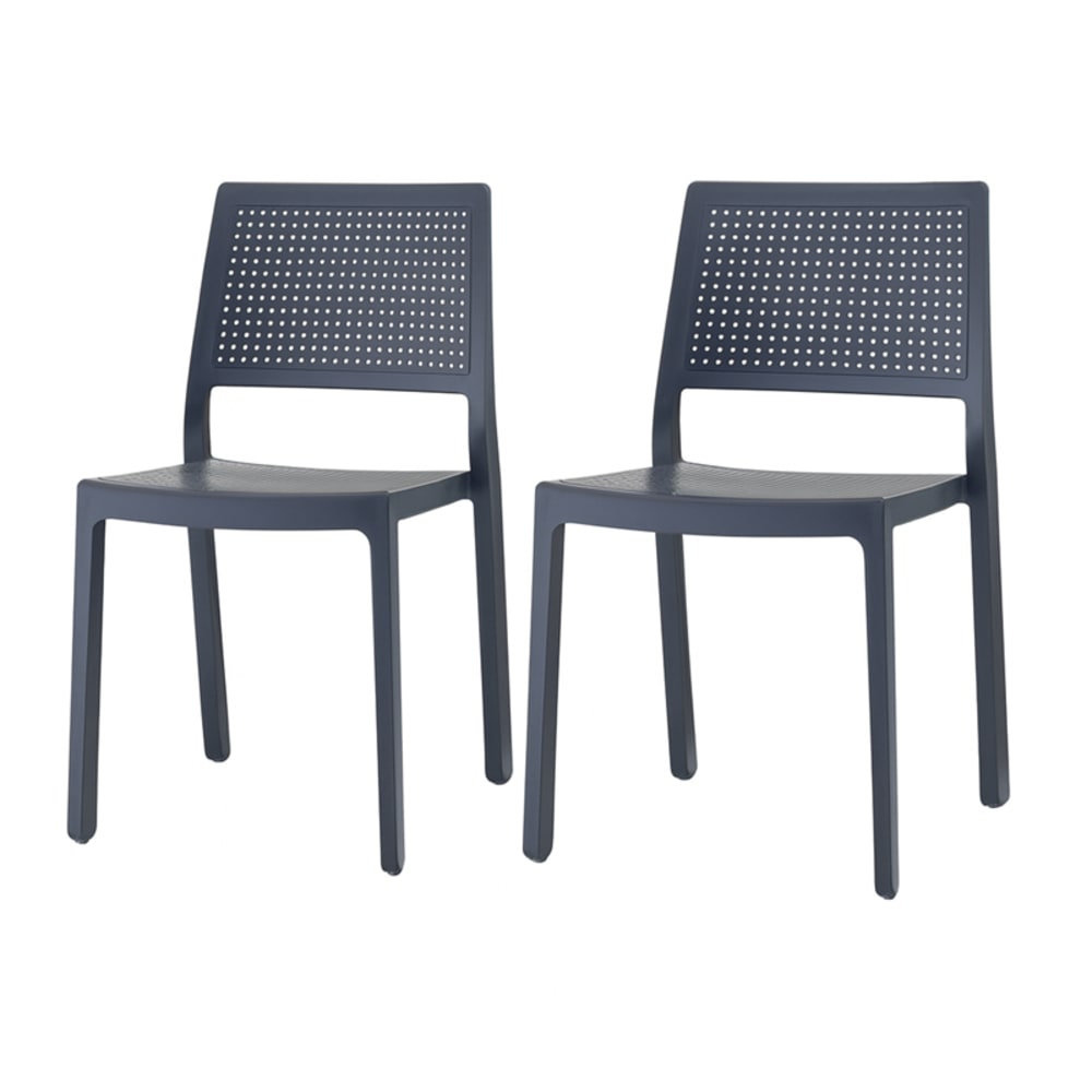 Lot de 2 chaises design