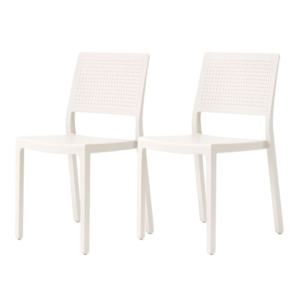 Lot de 2 chaises design - plastique
