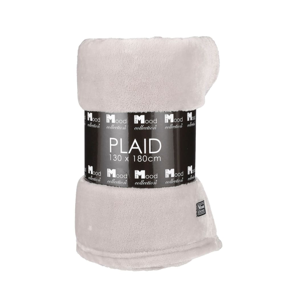 Plaid beige polyester h1xl130xl180cm Plaid beige polyester h1xl130xl180cm