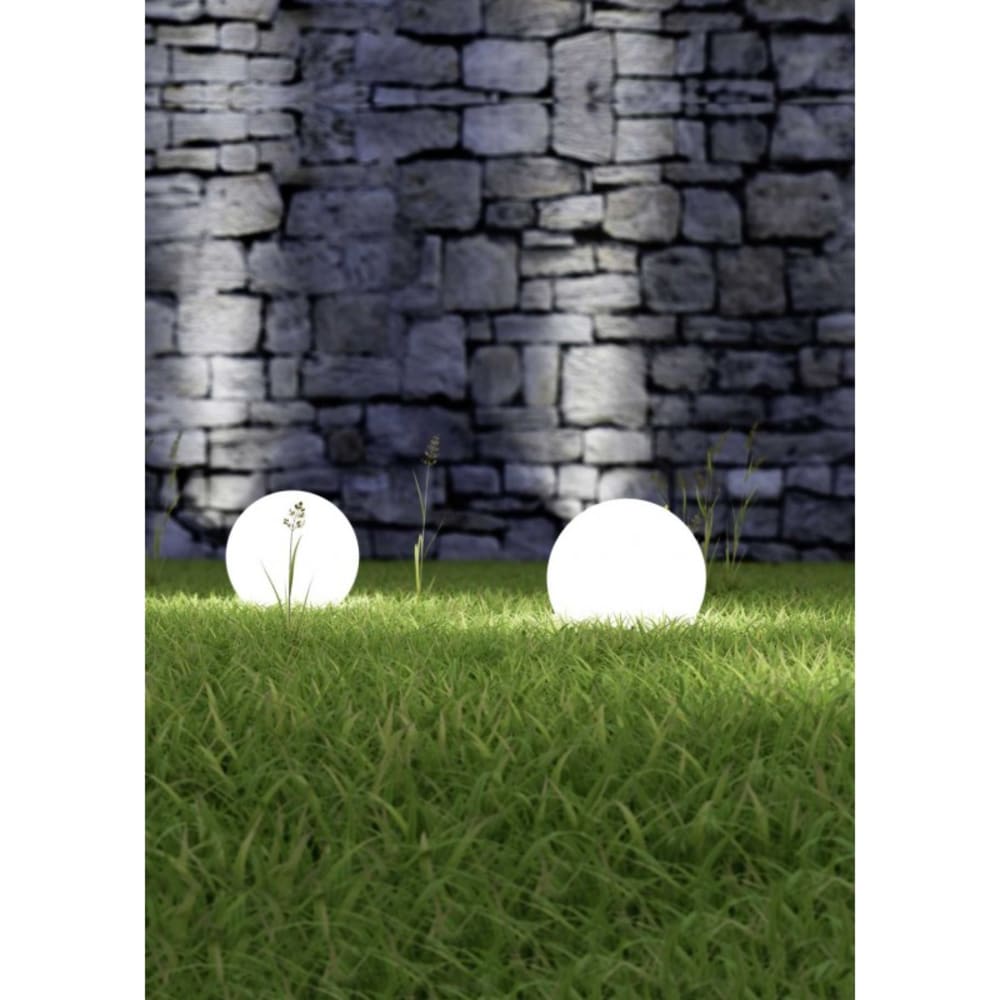 TRIO LIGHTING Lampe design de jardin Bolo élégante en 20 cm de diamètre qui se plante directement dans l'herbe.