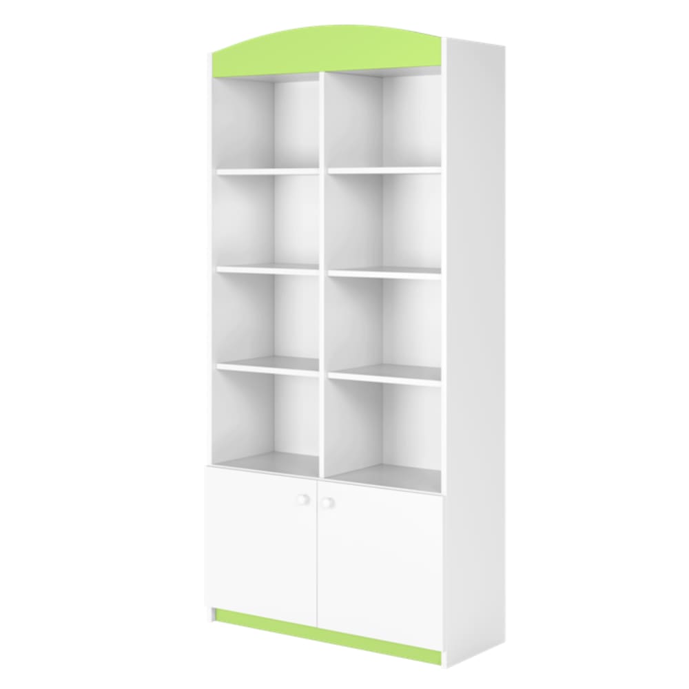 Bibliothèque enfant double - pistache