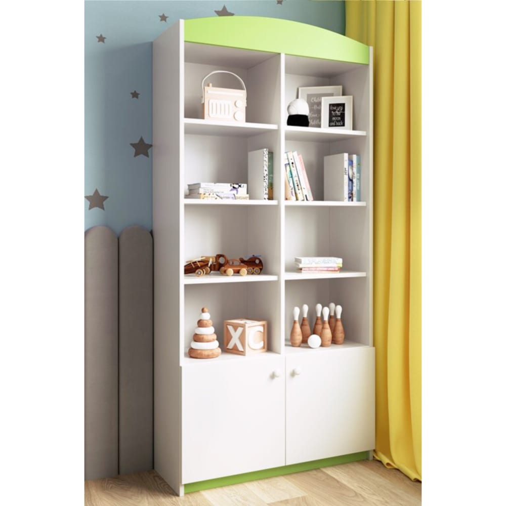 Bibliothèque enfant double - pistache - Maisons du Monde