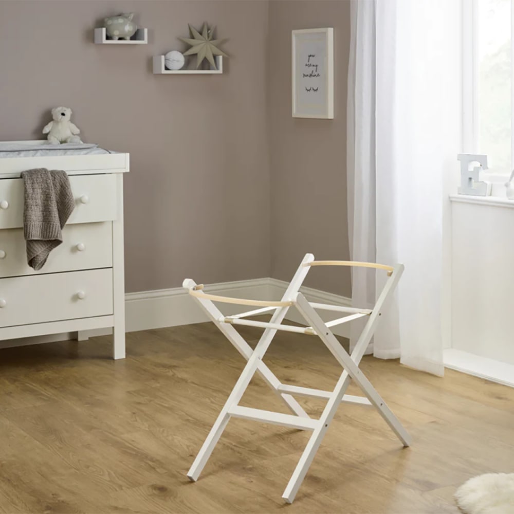 Support couffin pliable - blanc (Clair de Lune) - Image 1