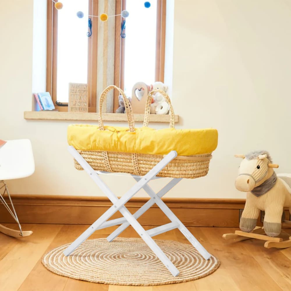 Support couffin pliable - blanc (Clair de Lune) - Image 2