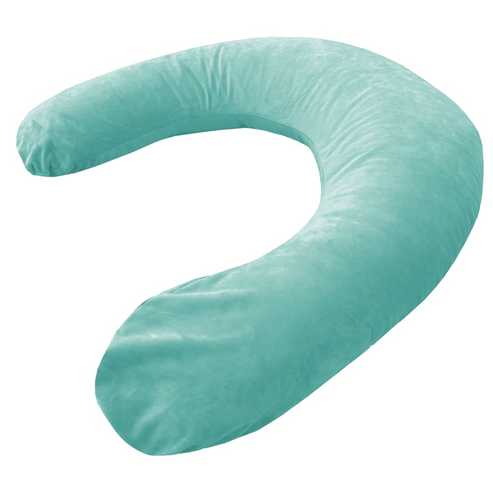 Premiers Moments XL Stillkissen aus Samt - 205 cm - Wald GRÜN Öko-Tex Zertifikat PES - POLYESTER Baby