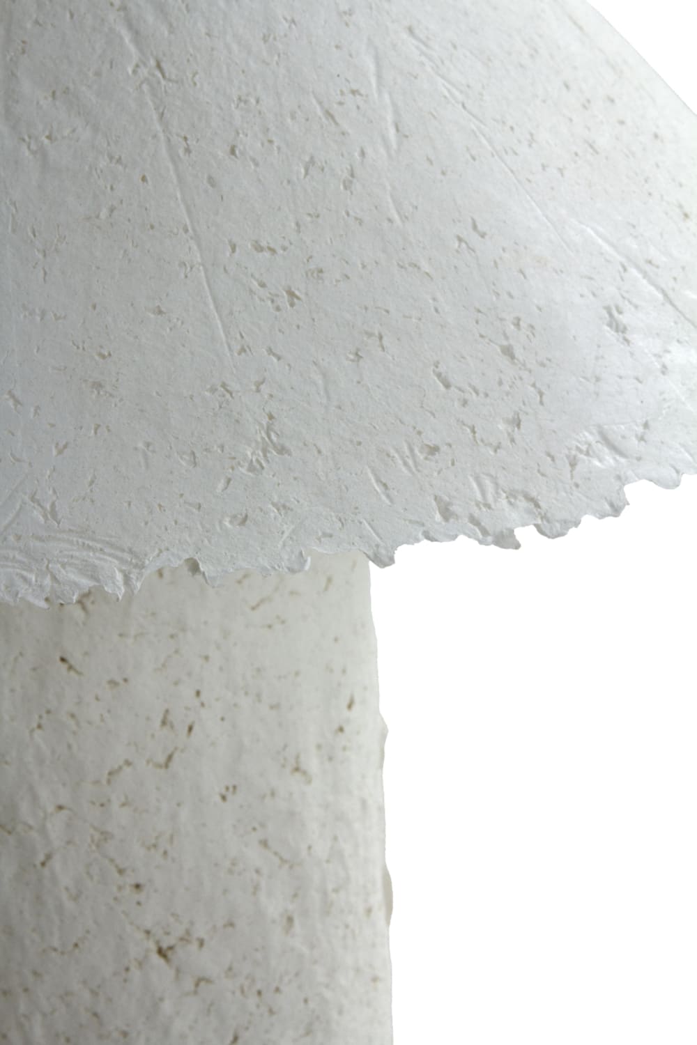 Lampe à poser 45x45x46 avec base et abat-jour en papier mâché blanc — vue 4