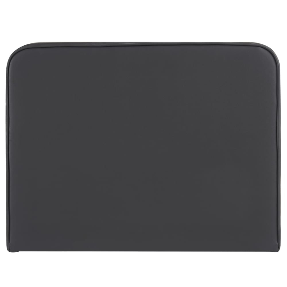 Tête de lit simili cuir noir, à fixer au mur, 90 cm