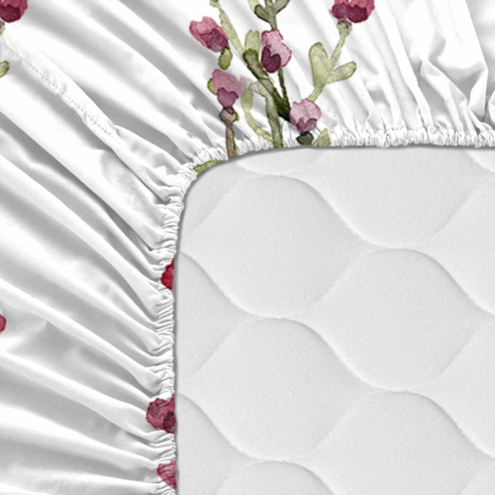 Drap-housse 100% coton multicolore 140x200x32 cm - Maisons du Monde