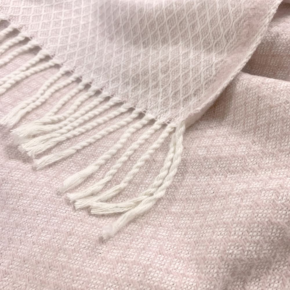 Plaid aus 70% Baumwolle 130x170 cm Rosa - Maisons Du Monde