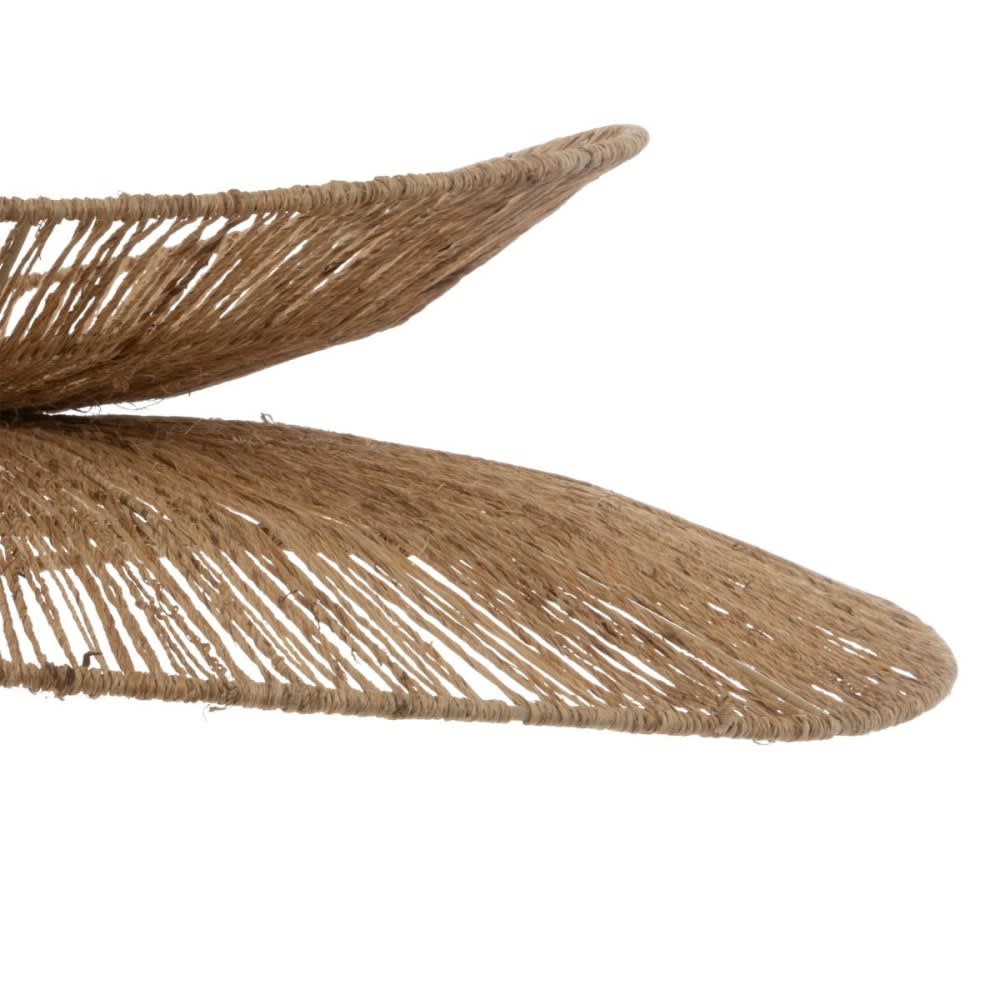 Suspension diam 69.5 cm métal et jute beige — vue 3