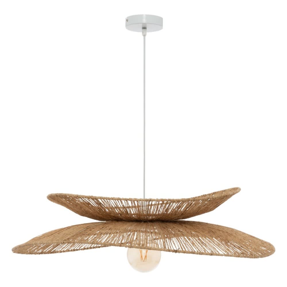 Suspension diam 69.5 cm métal et jute beige — vue 4
