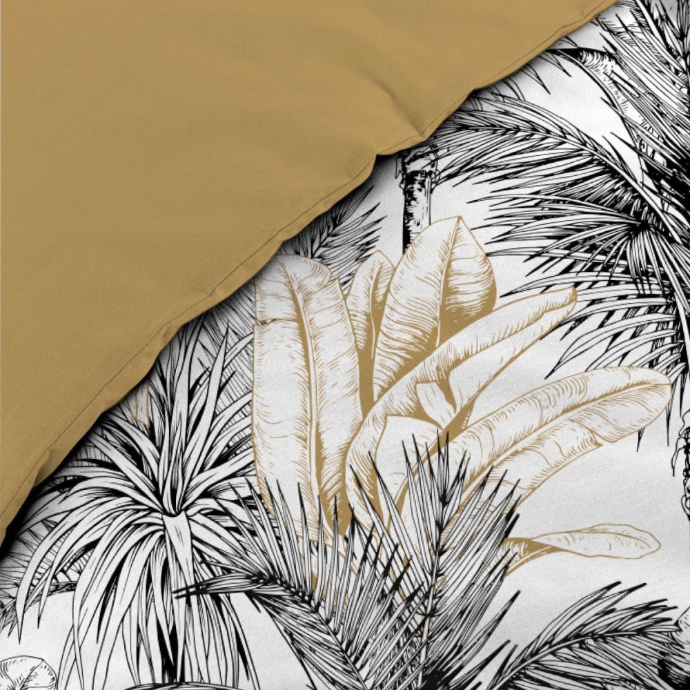Parure de couette 100% coton imprimée 260x240cm 2 taies - Maisons du Monde