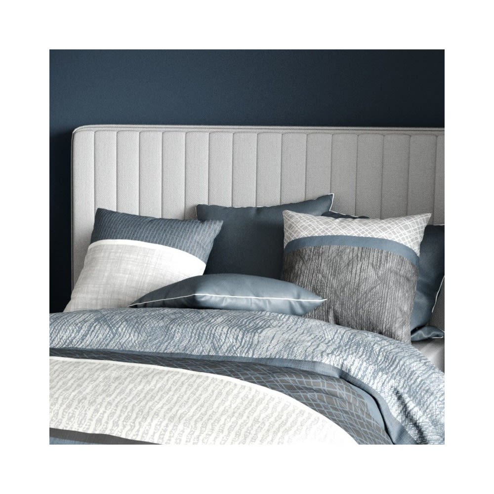Parure de couette 100% coton 57 fils imprimée 240x220cm 2 taies - Maisons du Monde
