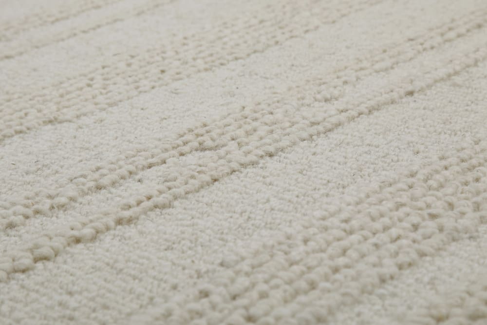 Tapis tufté main crème 40x60 — vue 4