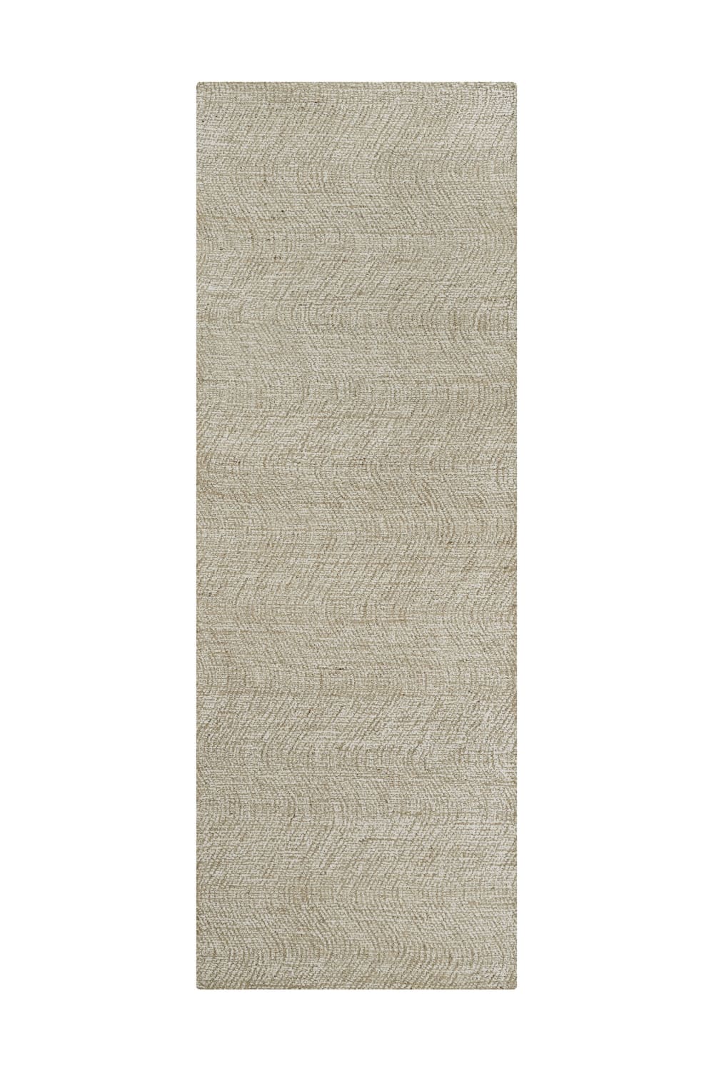 Tapis pure laine tufté main crème 80x300