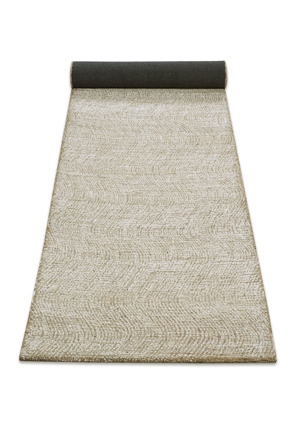 Tapis pure laine tufté main crème 80x300 - Maisons du Monde