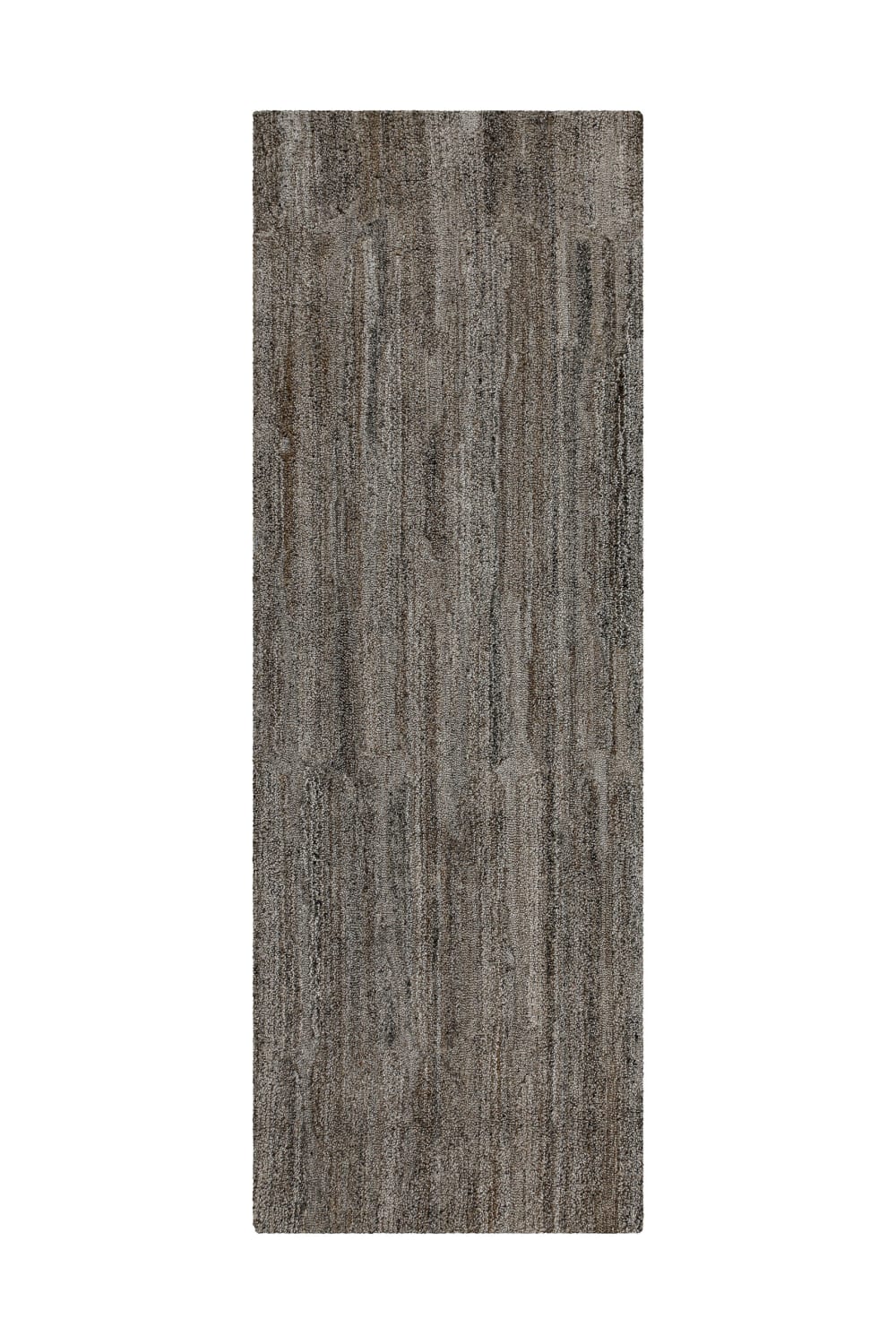 Tapis  tufté main taupe 80x230