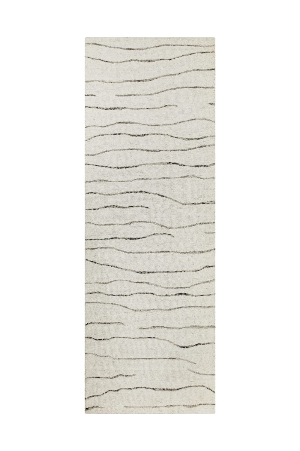 Tapis pure laine tufté main crème 300x400