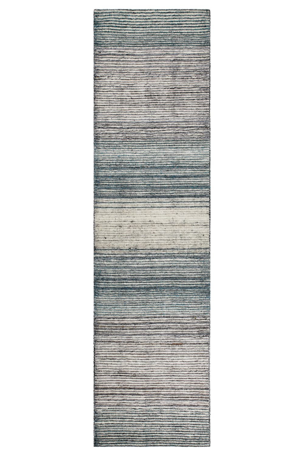 Tapis tufté main rayures 80x300