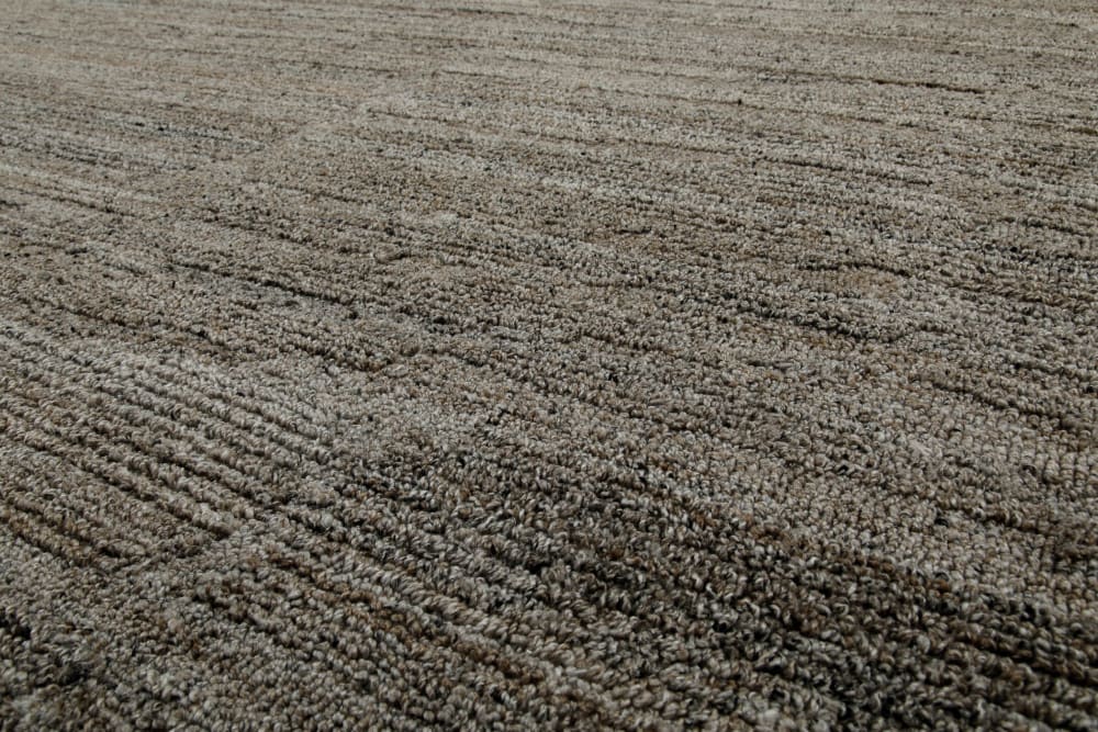 Tapis tufté main taupe 40x60 — vue 4