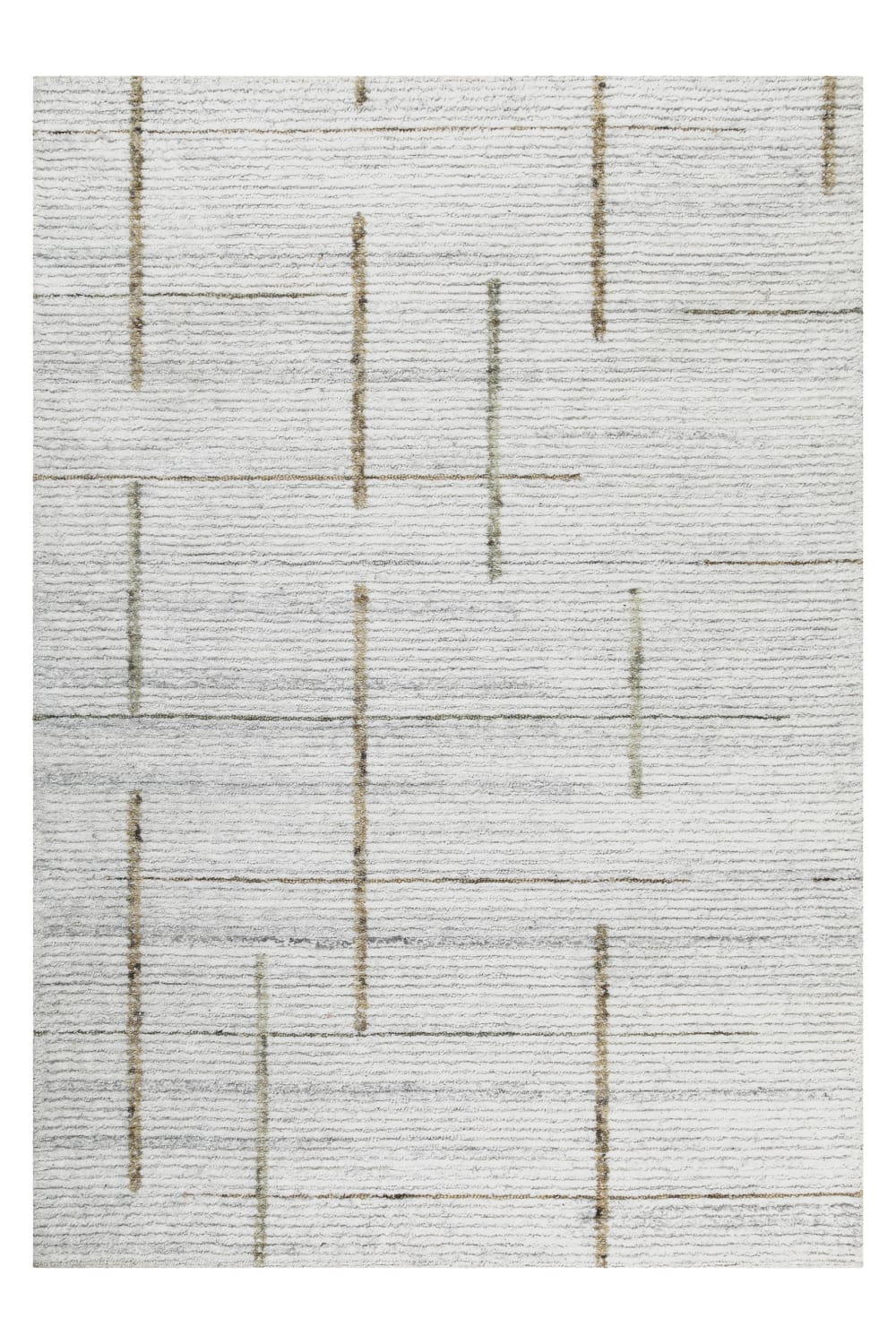 Tapis tufté main crème