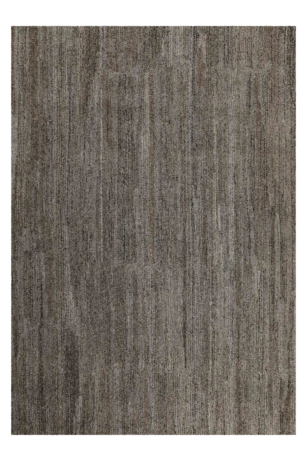 Tapis  tufté main taupe