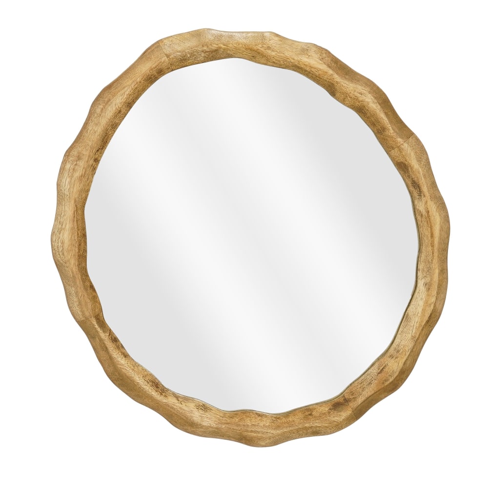 Miroir mural Brun foncé Bois de manguier H38xl2xL36cm