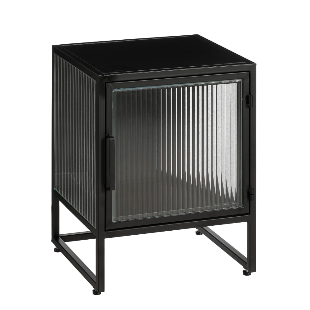 Armoire de rangement Noir Fer H50xl35xL38cm