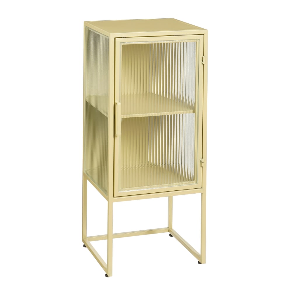 Armoire de rangement Beige Fer H90xl35xL38cm