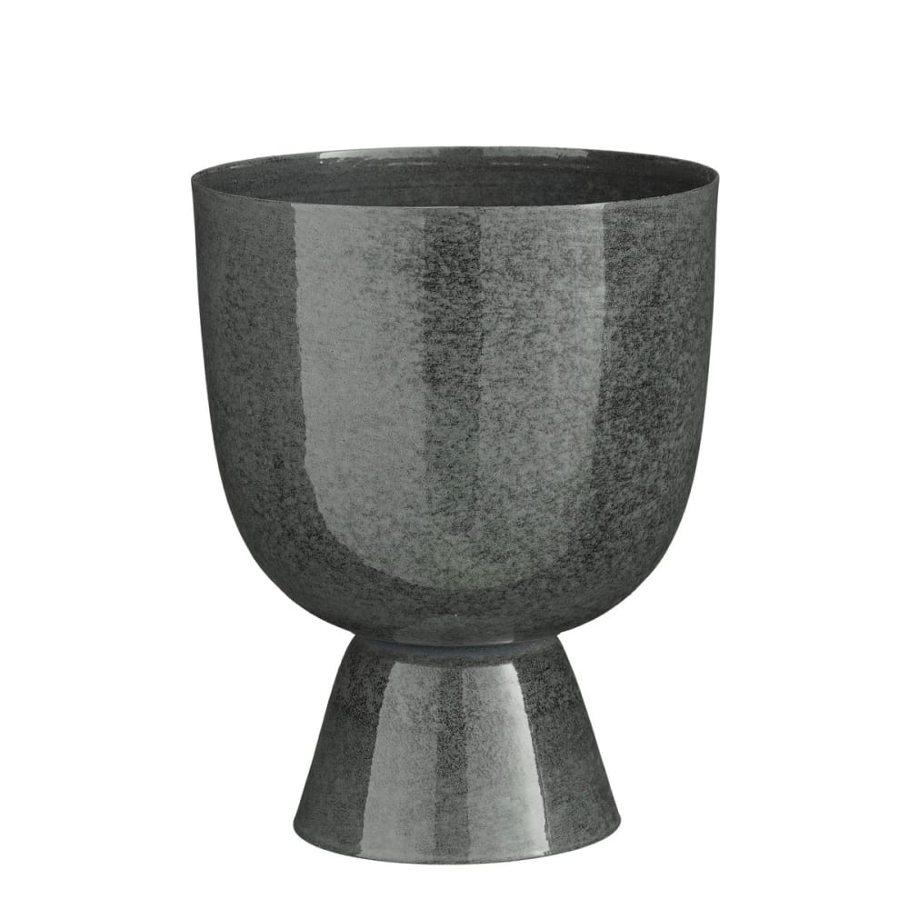 Blumentopf innen James Grau Eisen H27.5xB22xL22cm - Maisons Du