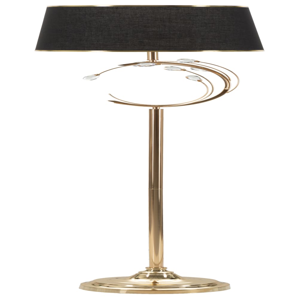 Lampadaire en métal doré ø 38x160 cm — vue 3