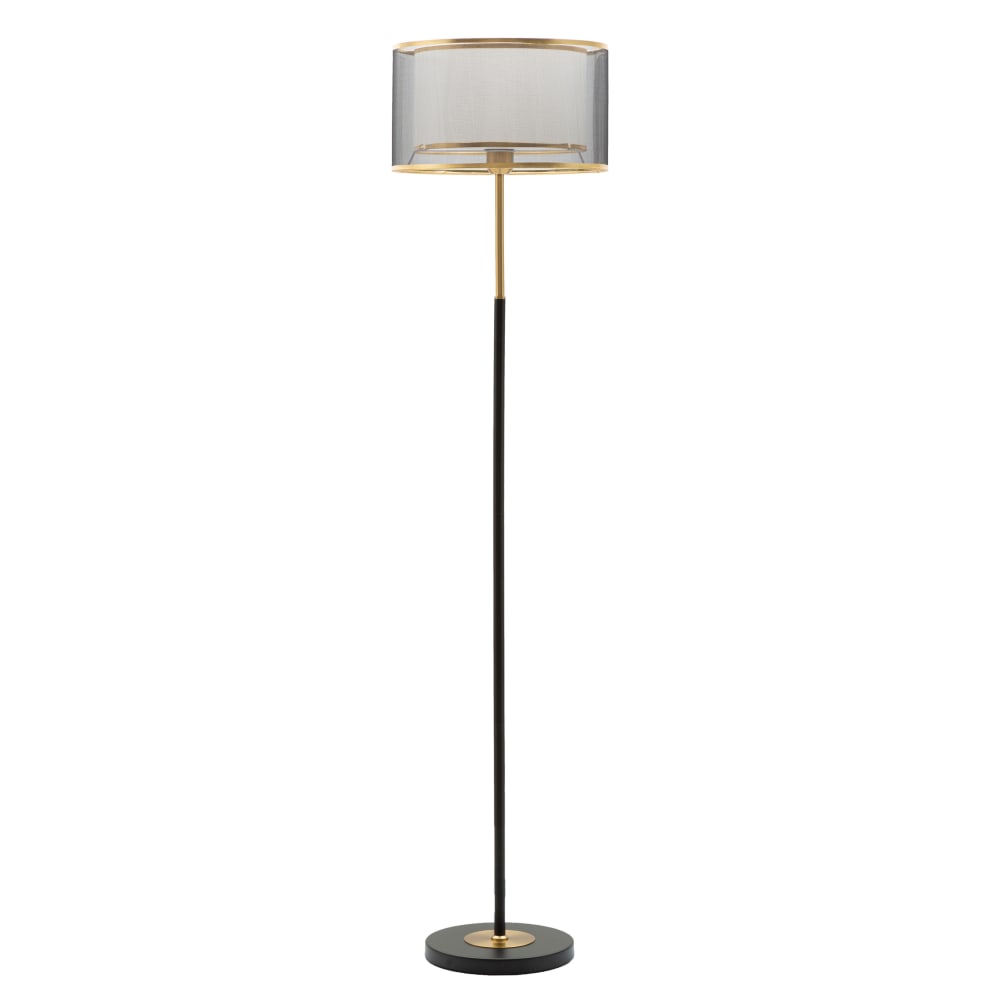 Lampadaire en métal noir cm Ø 35x153