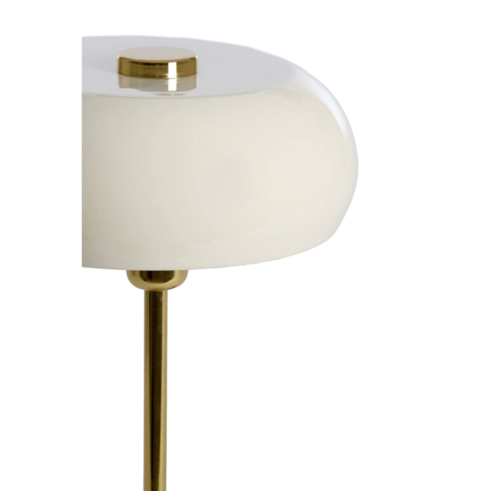Grande lampe de table métal crème — vue 4