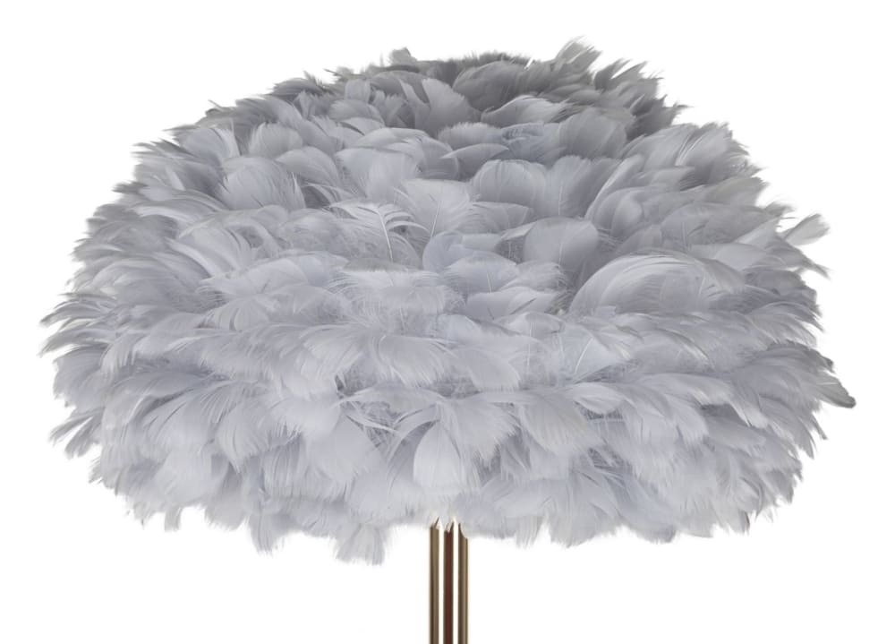 Lampadaire avec plumes grises cm ø 43x170 — vue 3